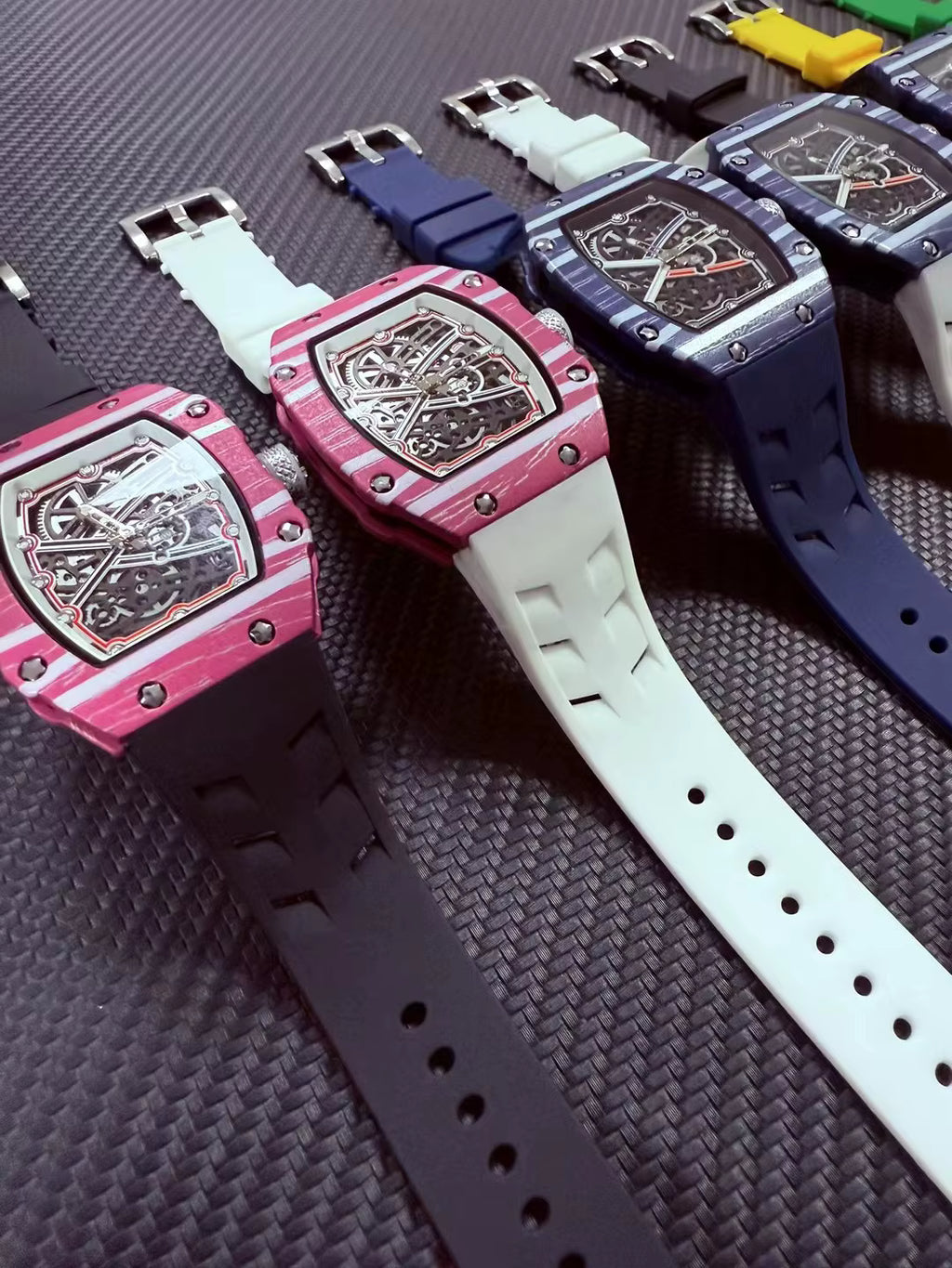 MACHER overtake (Rubber Strap) - Performance Driven Racing Timepieces - Richard mille, jacob&co homage Watches