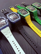 MACHER overtake (Rubber Strap) - Performance Driven Racing Timepieces - Richard mille, jacob&co homage Watches