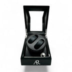 MACHER Black 2pcs automatic watch winder box (Carbon fiber guts) - Performance Driven Racing Timepieces - Richard mille, jacob&co homage Watches