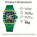 MACHER overtake (Rubber Strap) - Performance Driven Racing Timepieces - Richard mille, jacob&co homage Watches