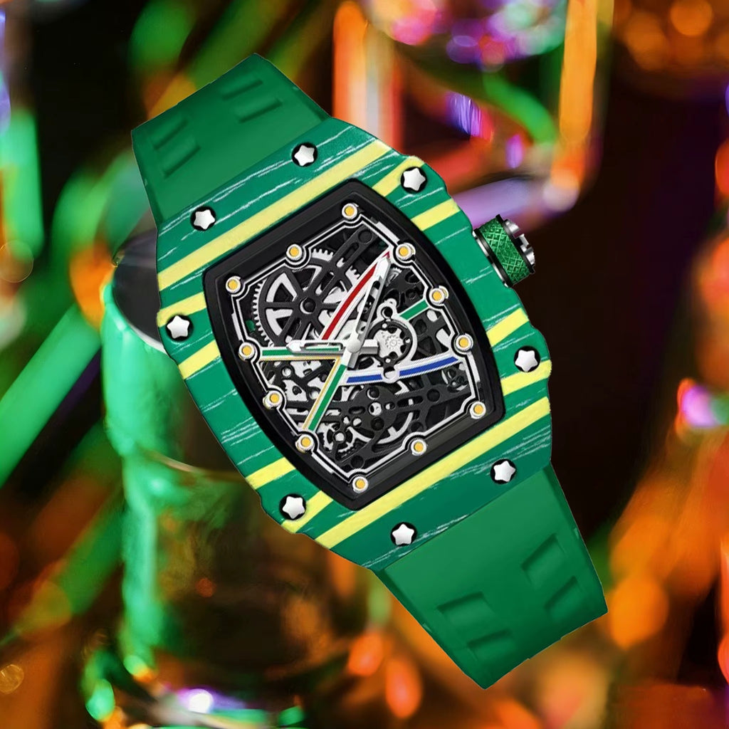MACHER overtake (Rubber Strap) - Performance Driven Racing Timepieces - Richard mille, jacob&co homage Watches