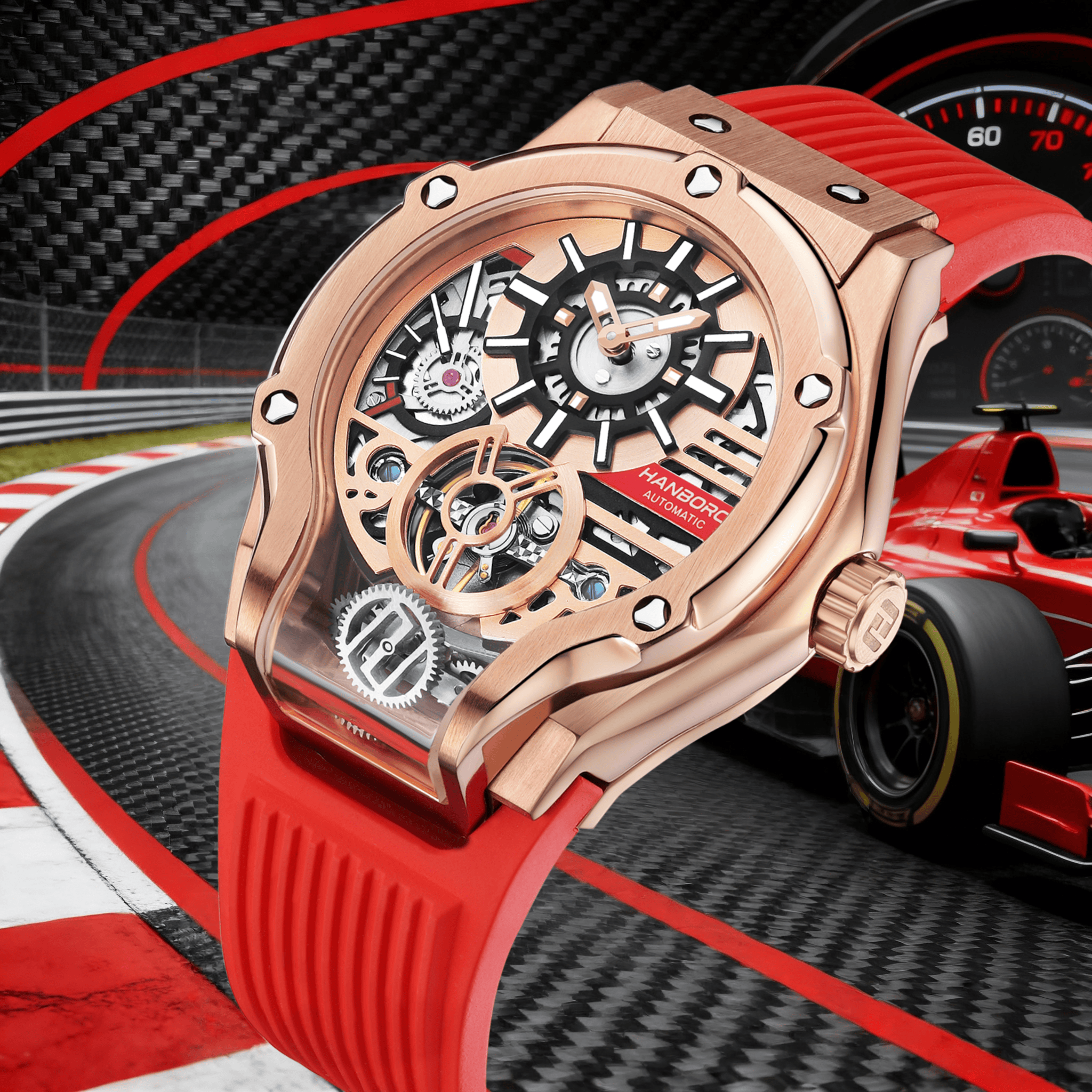 MACHER Revolute - Performance Driven Racing Timepieces - Richard mille, jacob&co homage Watches
