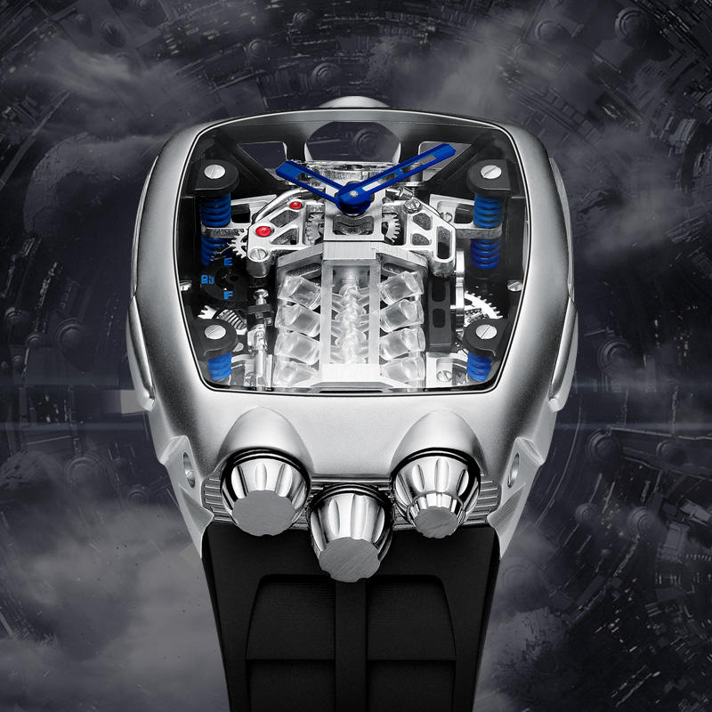 MACHER V8 TURBO - Performance Driven Racing Timepieces - Richard mille, jacob&co homage Watches
