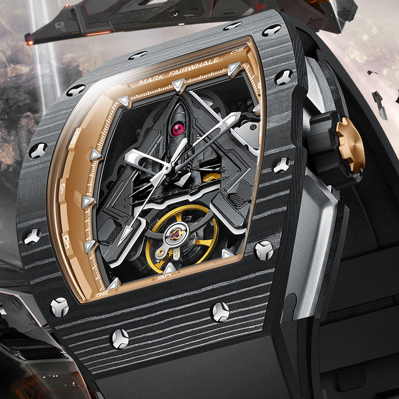 MACHER Voyager (carbon fiber) - Performance Driven Racing Timepieces - Richard mille, jacob&co homage Watches