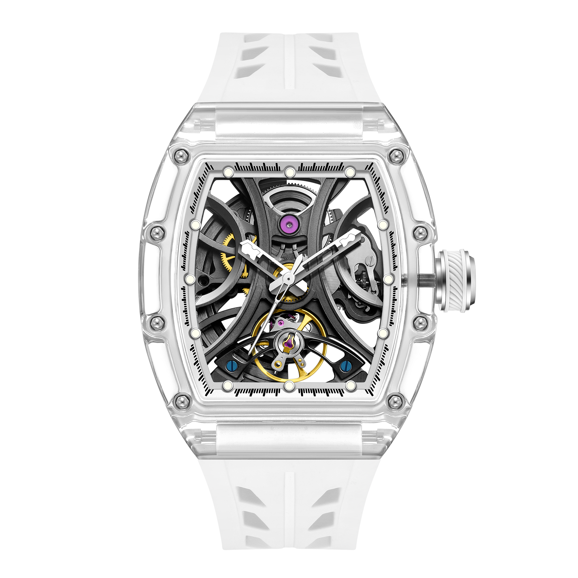 MACHER Velocity RS (Transparent case) - Performance Driven Racing Timepieces - Richard mille, jacob&co homage Watches