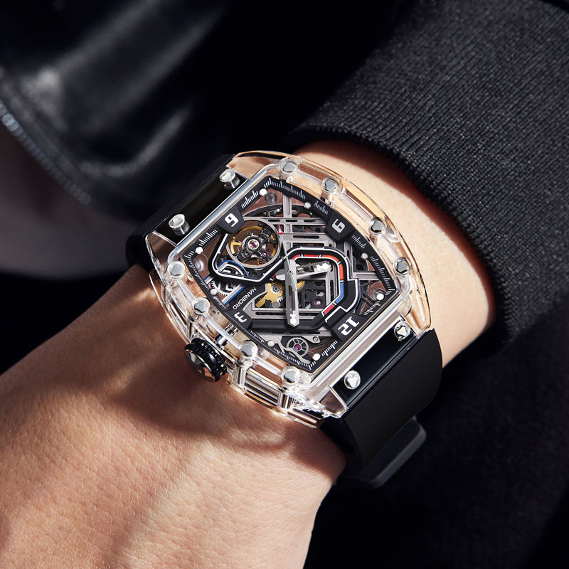 MACHER Aurora Speedway (tansparent case) - Performance Driven Racing Timepieces - Richard mille, jacob&co homage Watches
