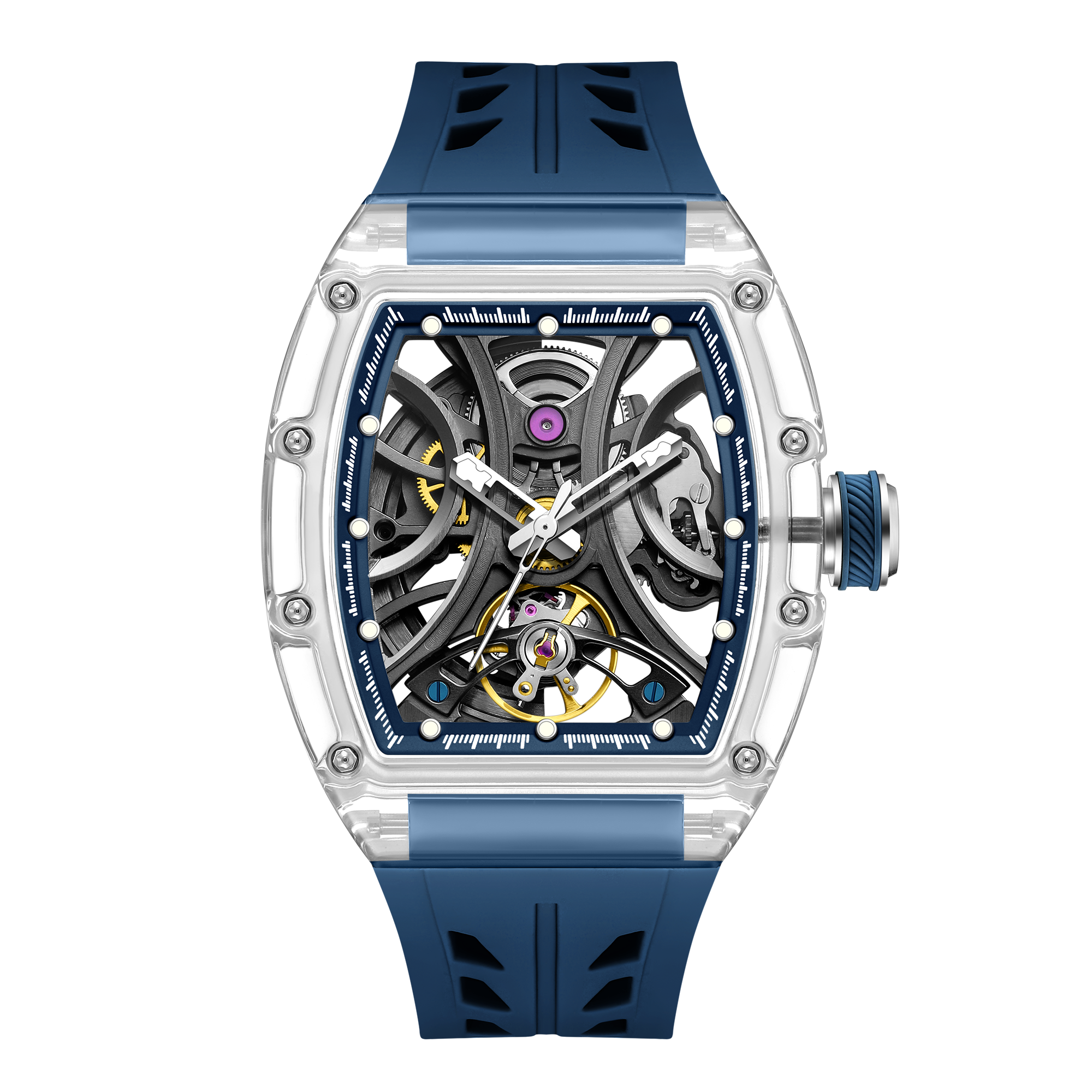 MACHER Velocity RS (Transparent case) - Performance Driven Racing Timepieces - Richard mille, jacob&co homage Watches