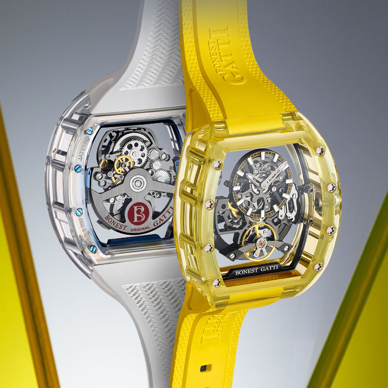 MACHER Clubsport Skeleton - Performance Driven Racing Timepieces - Richard mille, jacob&co homage Watches