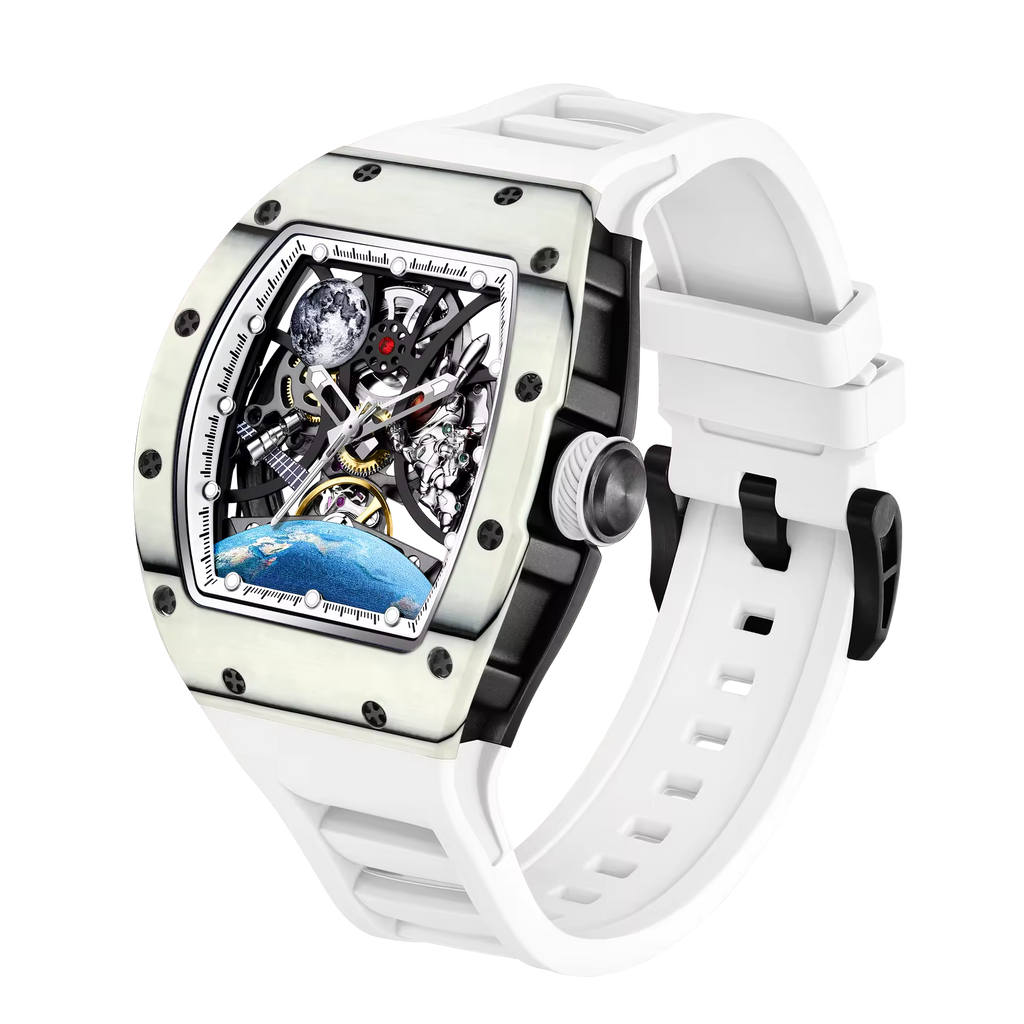 MACHER Spacemaster (Carbon fiber case edition) - Performance Driven Racing Timepieces - Richard mille, jacob&co homage Watches
