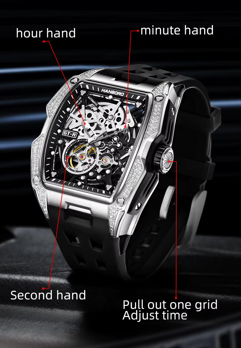 MACHER GTR (diamond edition) - Performance Driven Racing Timepieces - Richard mille, jacob&co homage Watches