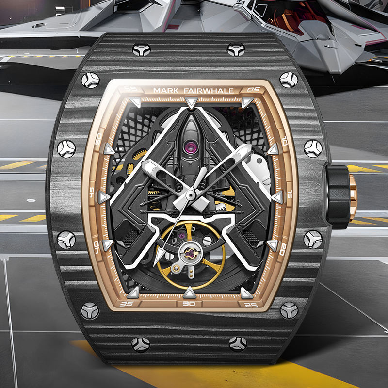 MACHER Voyager (carbon fiber) - Performance Driven Racing Timepieces - Richard mille, jacob&co homage Watches