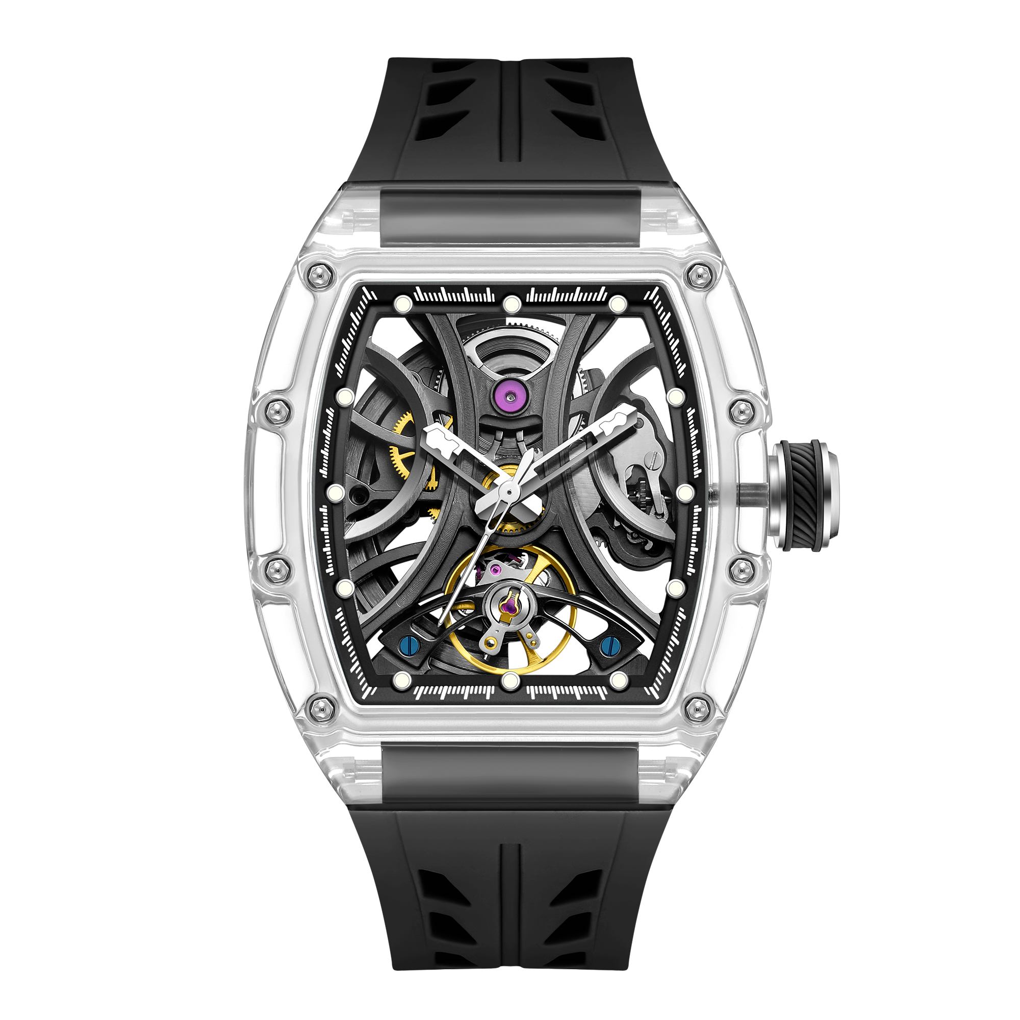 MACHER Velocity RS (Transparent case) - Performance Driven Racing Timepieces - Richard mille, jacob&co homage Watches