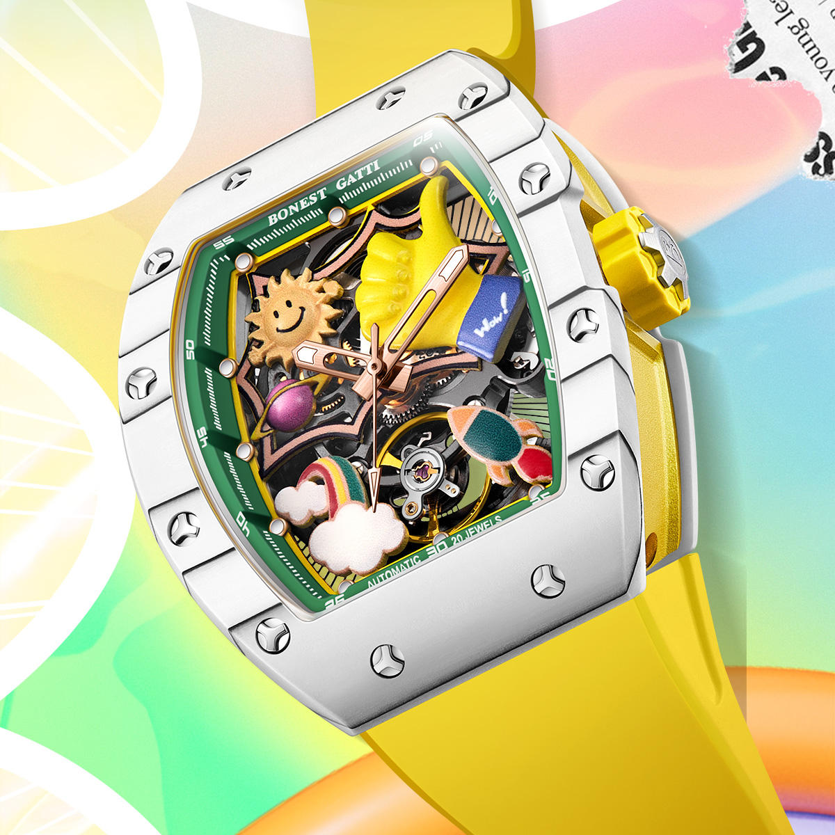 MACHER Maverick - Performance Driven Racing Timepieces - Richard mille, jacob&co homage Watches