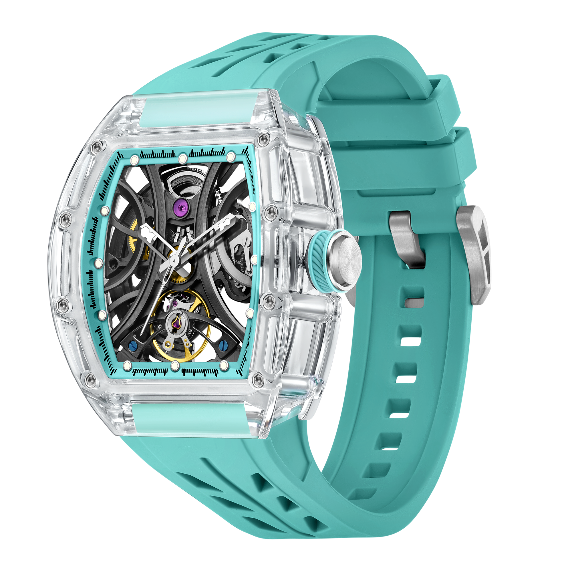 MACHER Velocity RS (Transparent case) - Performance Driven Racing Timepieces - Richard mille, jacob&co homage Watches