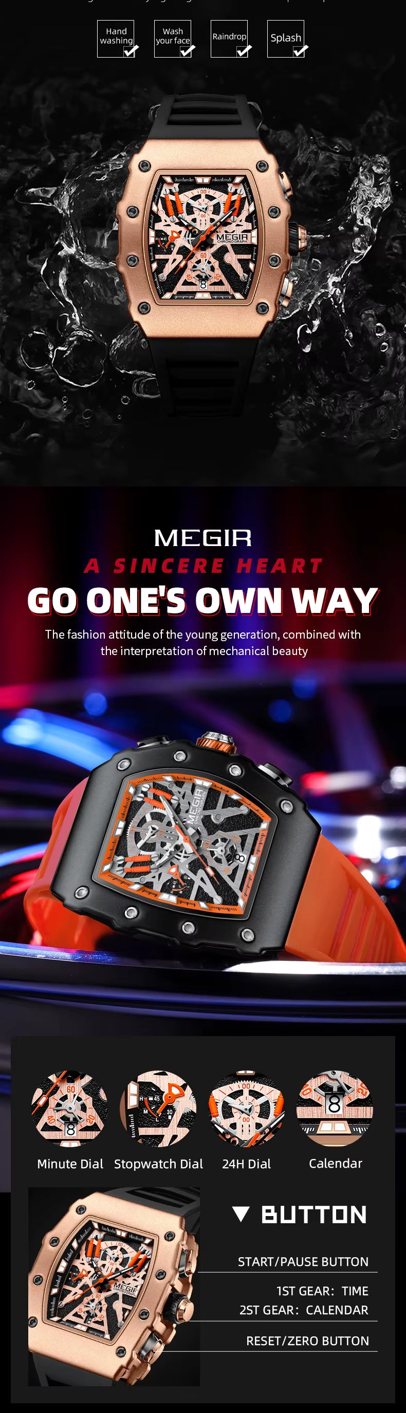 MACHER Pitmaster X - Performance Driven Racing Timepieces - Richard mille, jacob&co homage Watches
